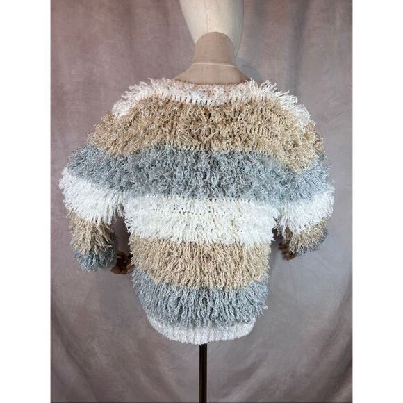 Vintage MCM 1970s Shaggy Sweater Tally Ho Size Medium - Picture 4 of 7